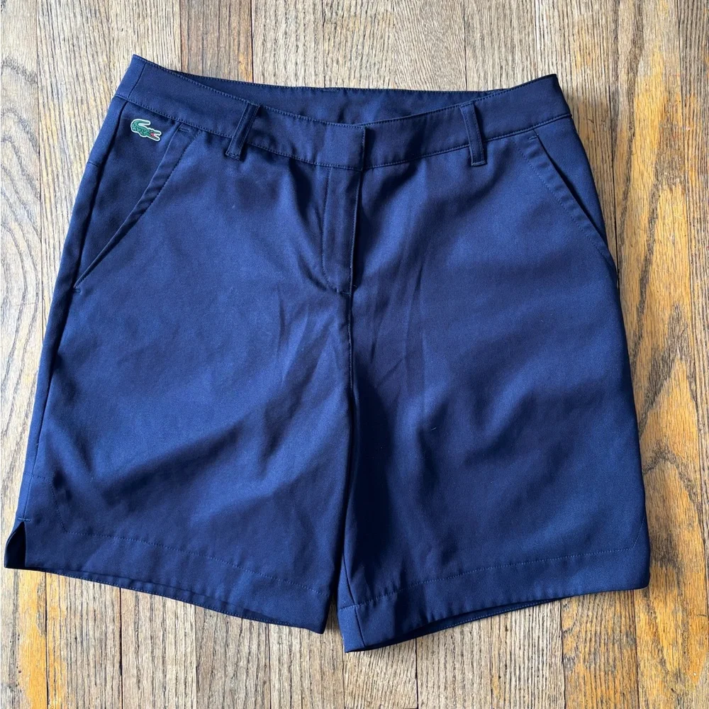 Lacoste SPORT Technical Gabardine Golf Bermuda Shorts - Picture 2 of 11